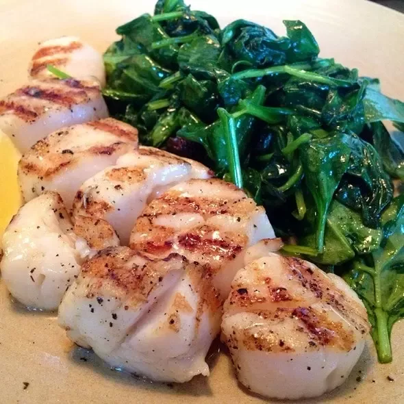 Undercooked Scallops